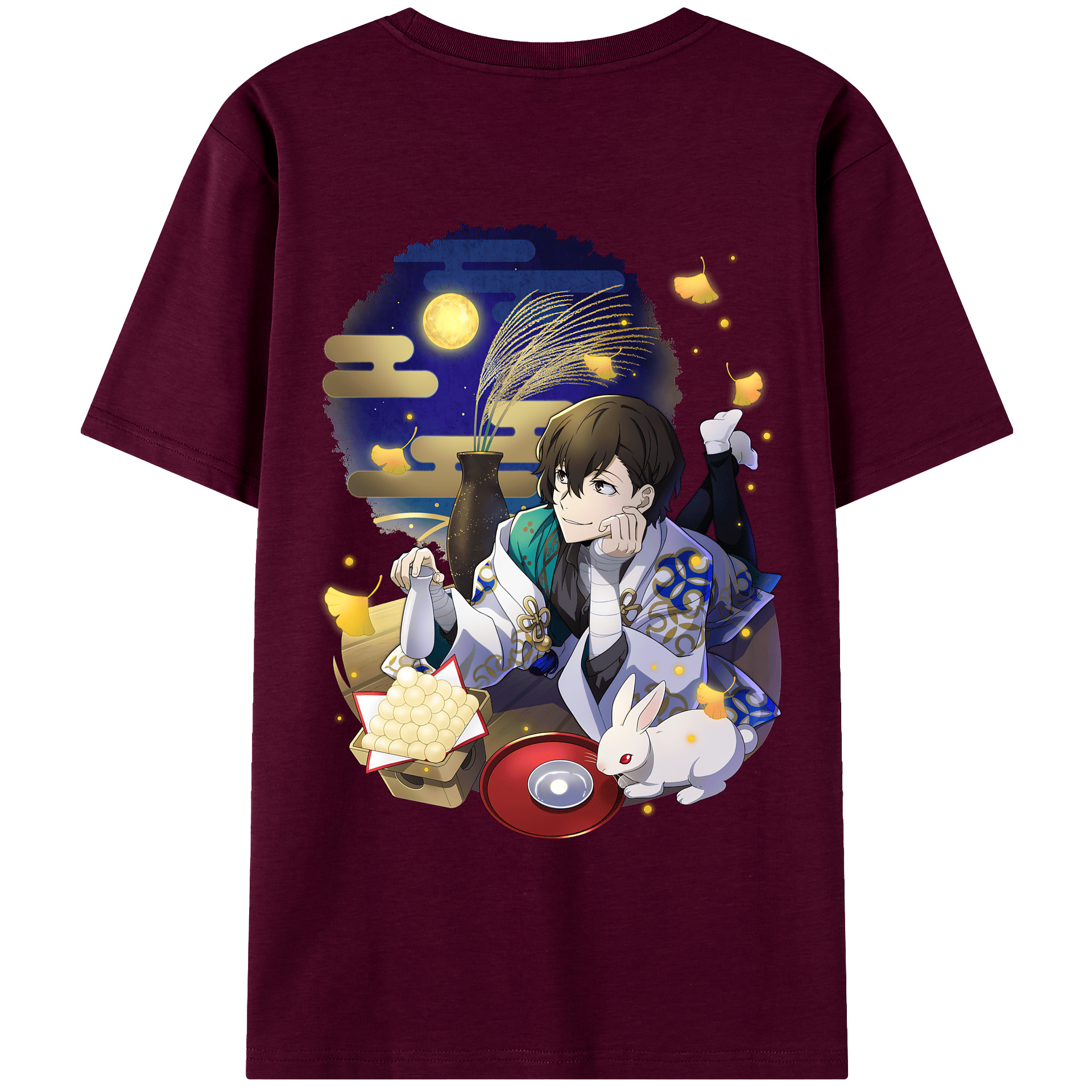（画像用） 文豪ストレイドッグス Bungo Stray Dogs レディース半袖Tシャツ(バックプリント)